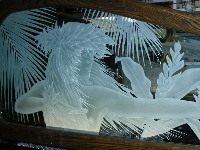 Carved and Etched Glass Artwork