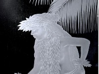 Carved and Etched Glass Artwork