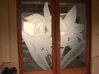 Carved and Etched Glass Artwork