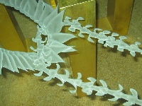 Carved and Etched Glass Artwork