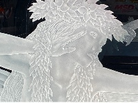 Carved and Etched Glass Artwork